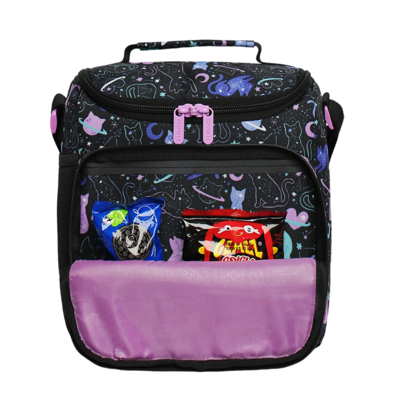 LONCHERA TE RMICA MUJER SNACK SPACE CAT NEGRO HEAD - 2