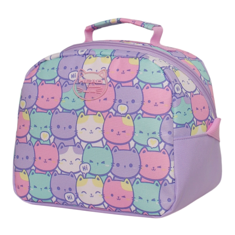 PACK BAKAN ESCOLAR MUJER NEW GATOS PASTEL HEAD - 3