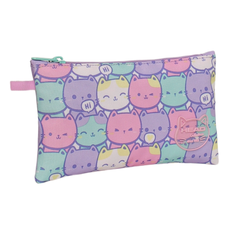 PACK BAKAN ESCOLAR MUJER NEW GATOS PASTEL HEAD - 4