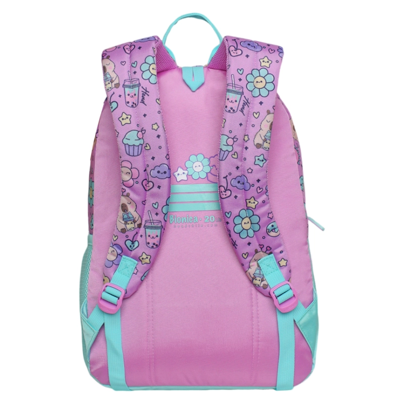 MOCHILA INFANTIL NIÑA BIONICA CAPIBARA MORADO HEAD - 5