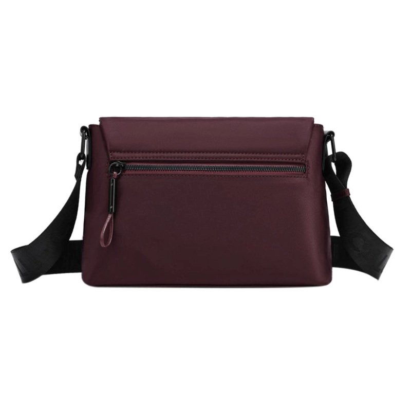 CARTERA BANDOLERA TAPETA HANSEL MORADO OSCURO CALU - 6