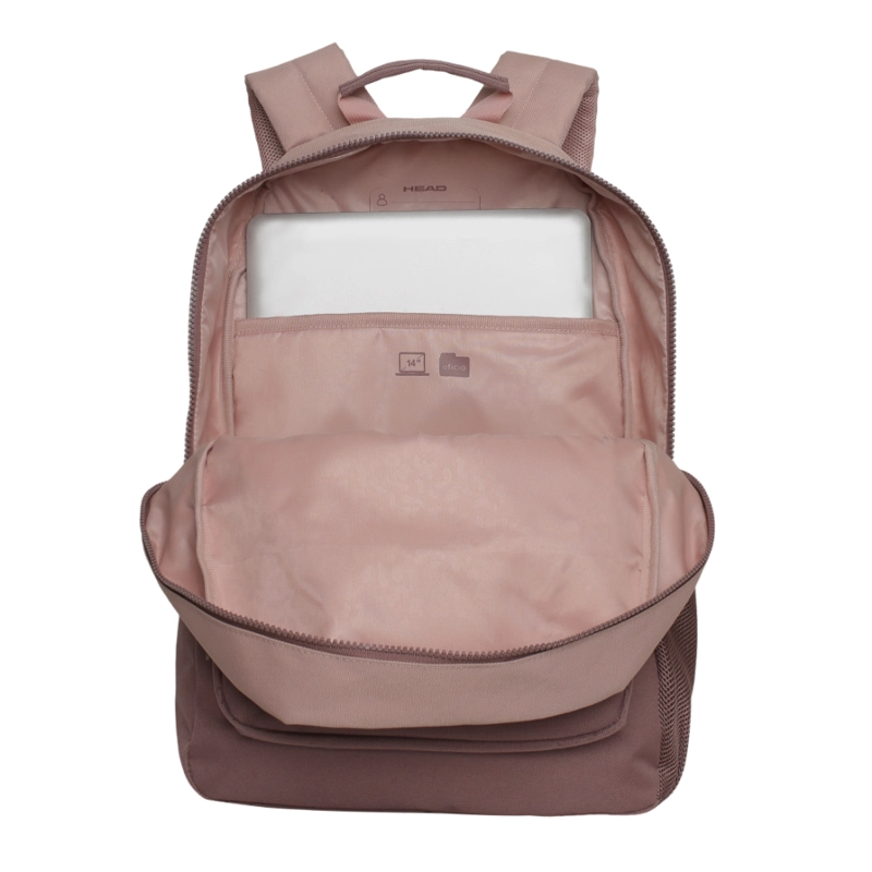 MOCHILA COMPACTA MUJER DIVA BLOCK ROSADO HEAD - 3