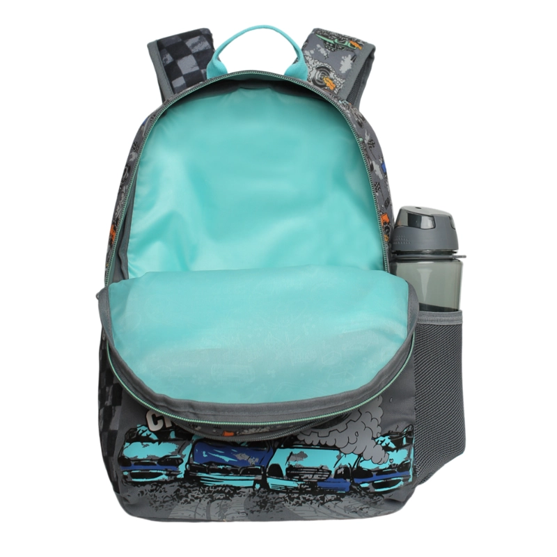 MOCHILA INFANTIL NIÑO BALLOON MONSTER TRUCK GRIS HEAD - 3
