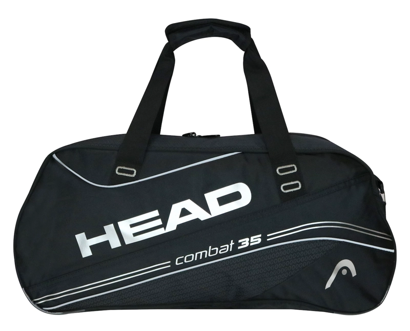 BOLSO DEPORTIVO NEW COMBAT 35 NEGRO PLATA HEAD - 2