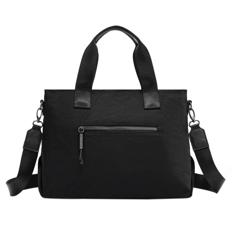 CARTERA GRAN TAMAÑO DOBLE ASA JESU NEGRO CALU - 6