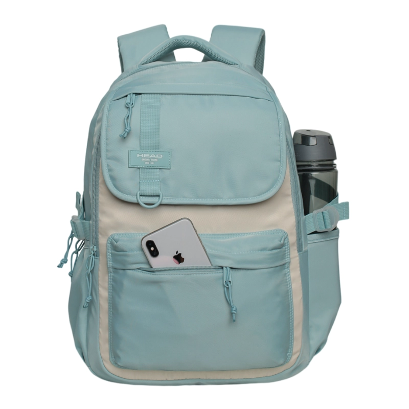 MOCHILA MUJER QASHQAI COLOR BLOCK MENTA HEAD - 2