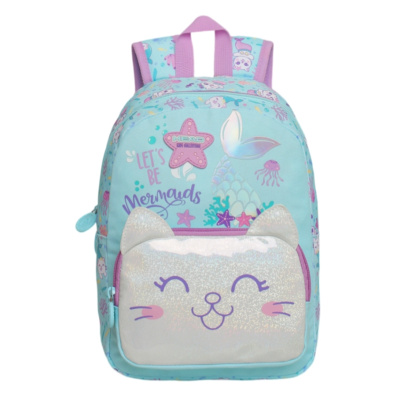 MOCHILA INFANTIL NIÑA POP MERMAID MENTA HEAD - 2