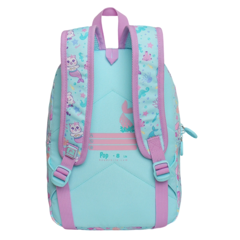 MOCHILA INFANTIL NIÑA POP MERMAID MENTA HEAD - 5