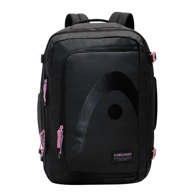 MOCHILA DE VIAJE AROUND REVERSE NEGRO MALVA CALIDAD HEAD - 2