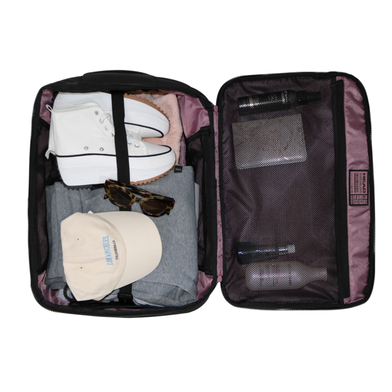 MOCHILA DE VIAJE AROUND REVERSE NEGRO MALVA CALIDAD HEAD - 3