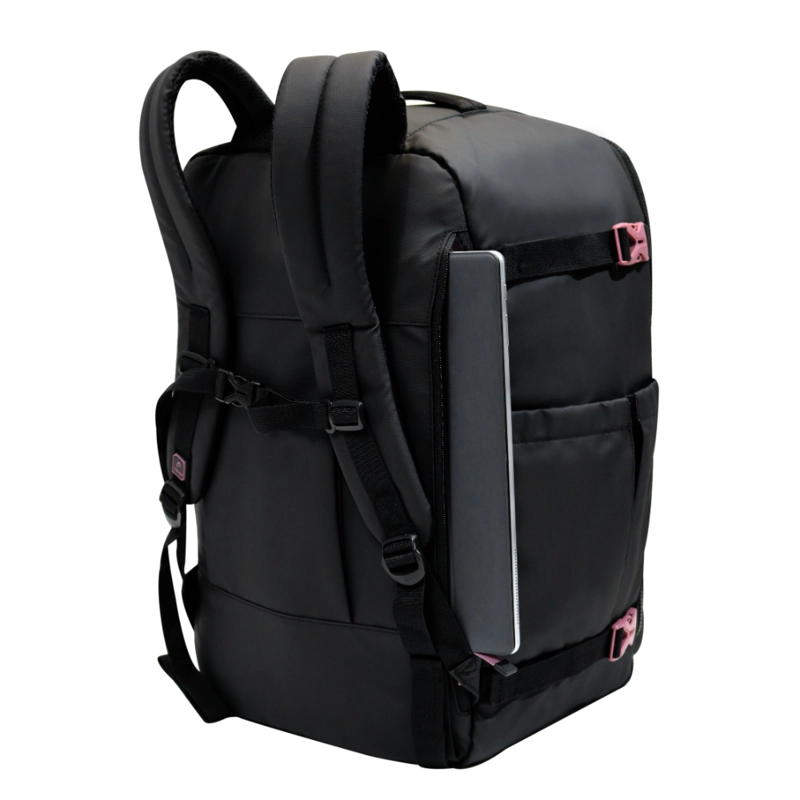 MOCHILA DE VIAJE AROUND REVERSE NEGRO MALVA CALIDAD HEAD - 5