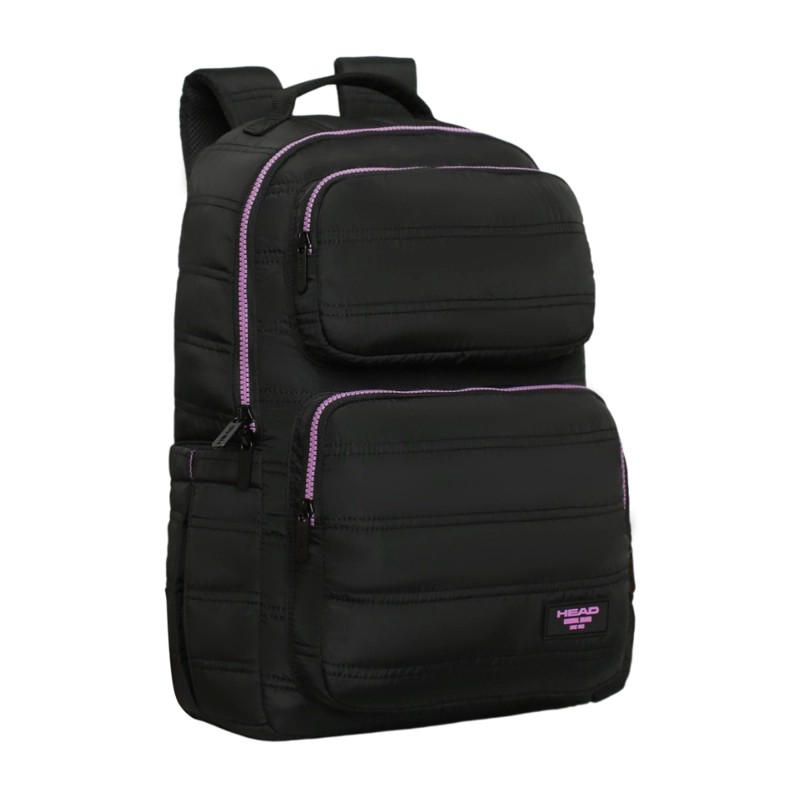 MOCHILA MUJER ALTEA TIPO PARKA NEGRO LILA HEAD - 1