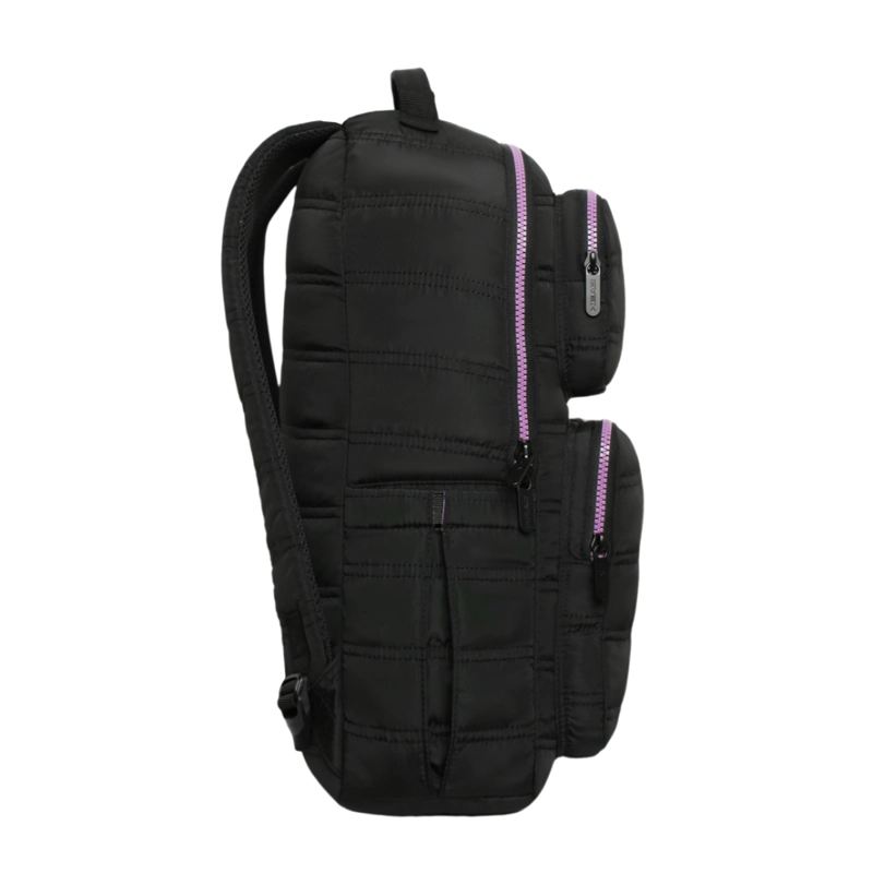 MOCHILA MUJER ALTEA TIPO PARKA NEGRO LILA HEAD - 4
