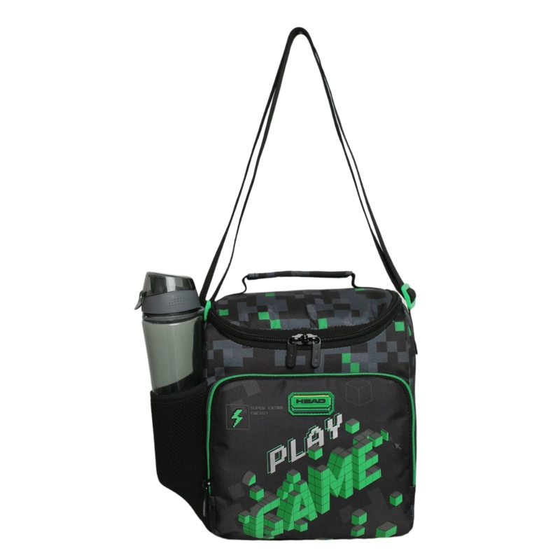 LONCHERA TE RMICA HOMBRE SNACK GAMER NEGRA VERDE HEAD - 5