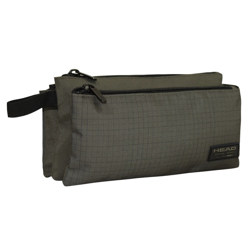 ESTUCHE TRIPLE HOMBRE MARCH CUADROS VERDE HEAD - 1