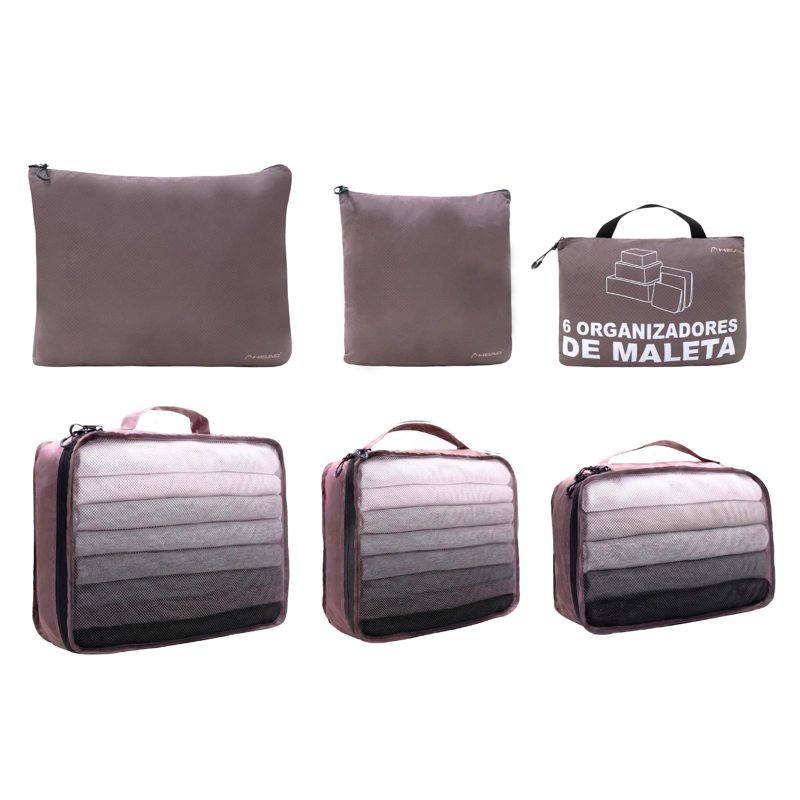 ORGANIZADOR MALETA GATE ROSADO HEAD - 2