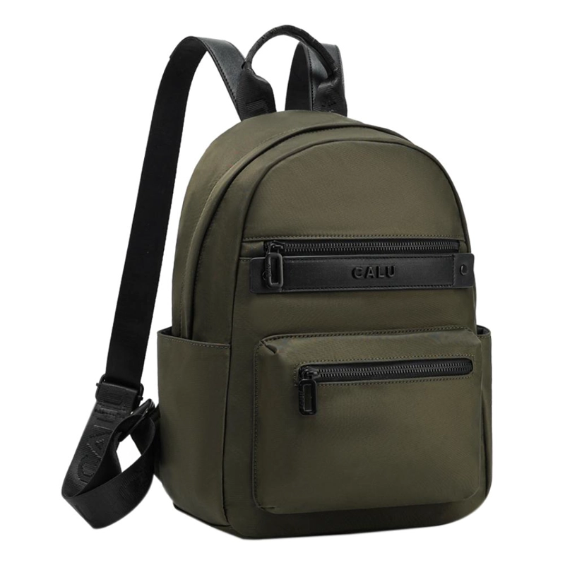 MOCHILA URBANA MUJER DODIE VERDE MILITAR CALU - 1