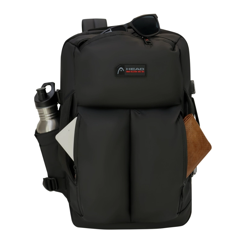 MOCHILA DE VIAJE EXPANDIBLE SHARK WATERPROOF REVERSE NEGRO HEAD - 3