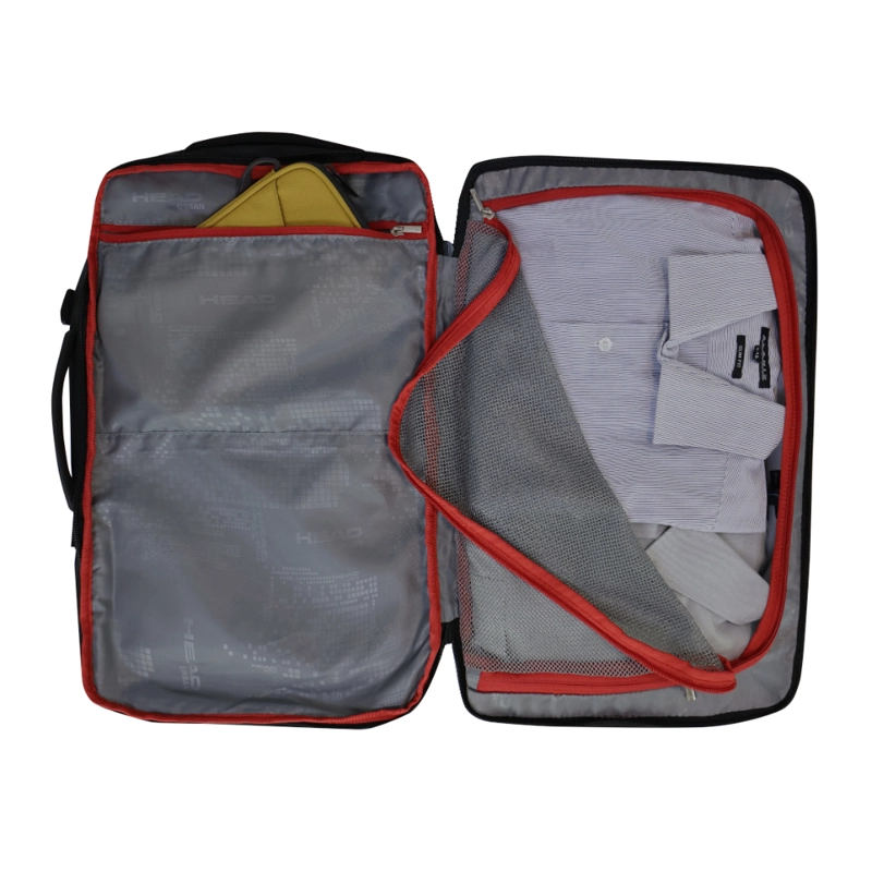 MOCHILA DE VIAJE EXPANDIBLE SHARK WATERPROOF REVERSE NEGRO HEAD - 4