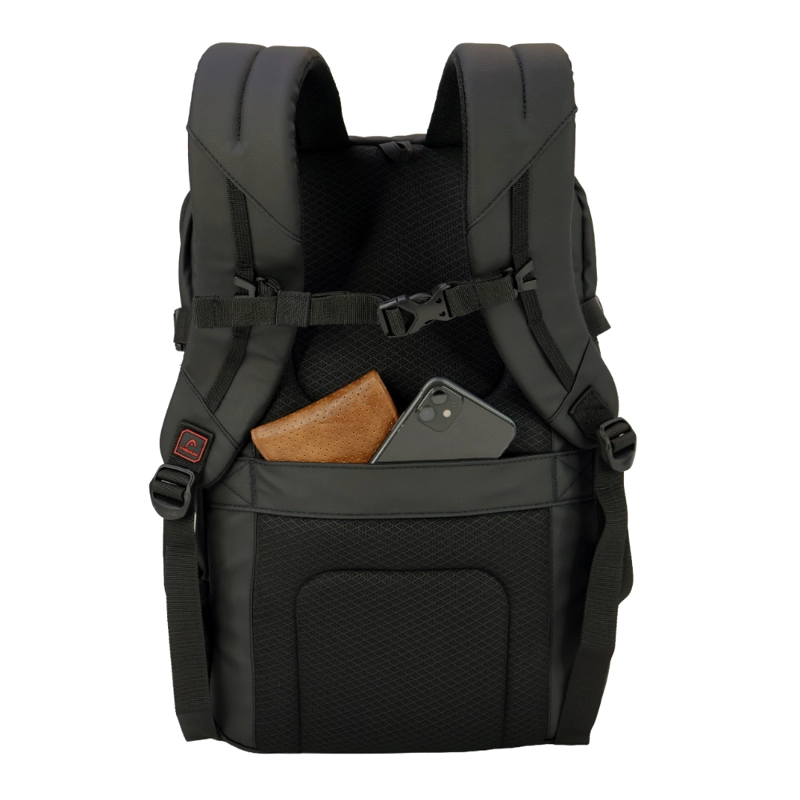 MOCHILA DE VIAJE EXPANDIBLE SHARK WATERPROOF REVERSE NEGRO HEAD - 7