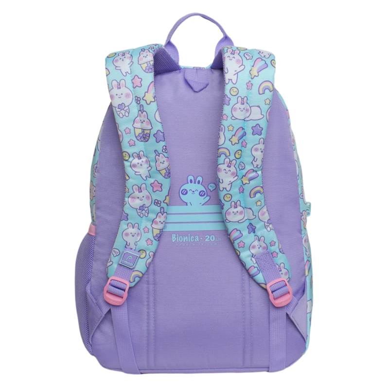 MOCHILA INFANTIL NIÑA BIONICA CONEJOS MENTA HEAD - 6