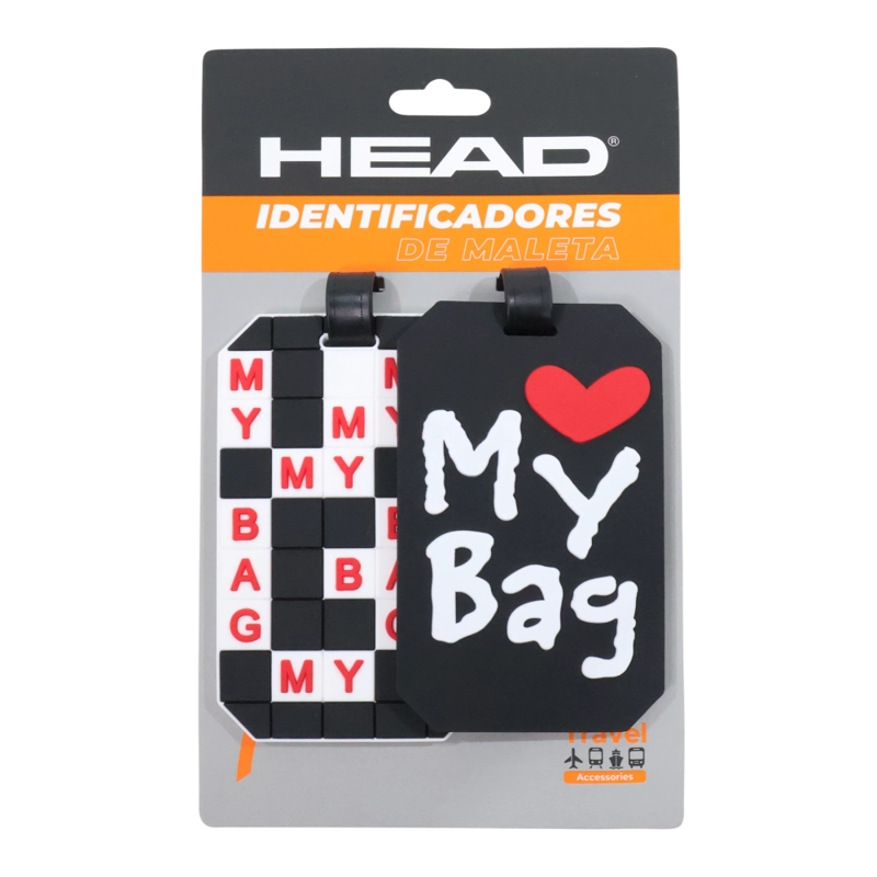 IDENTIFICADOR ETIQUETA DE MALETA TRAVEL TAG NEGRO HEAD - 4