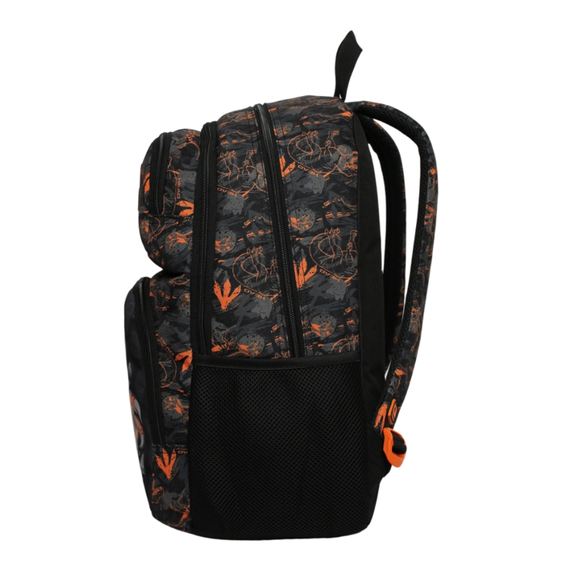 MOCHILA INFANTIL NIÑO FANTASY DINO NARANJO HEAD - 4