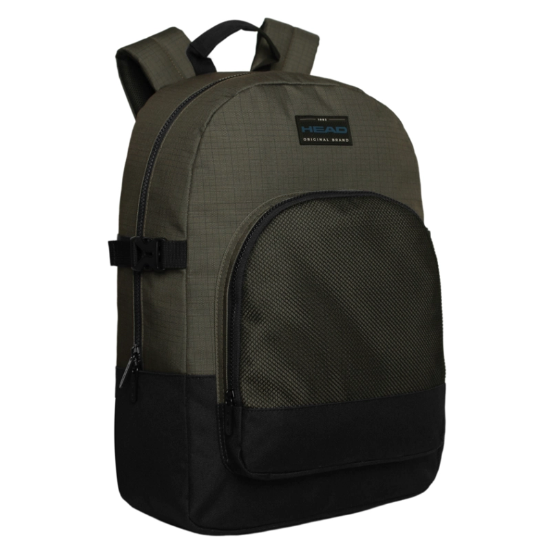 MOCHILA COMPACTA ESCAPE CUADROS VERDE HEAD - 1