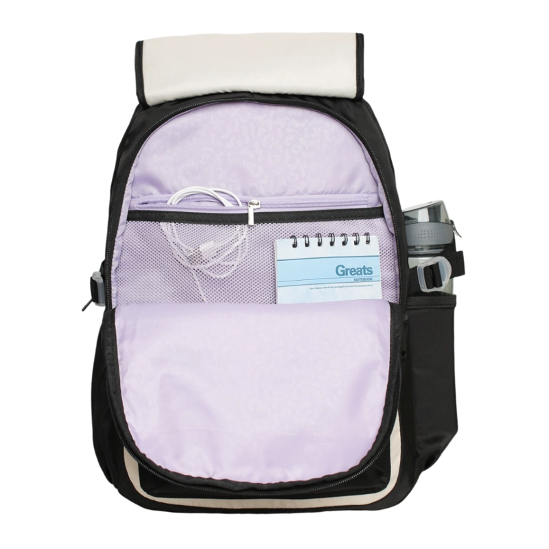 MOCHILA MUJER QASHQAI BLOCK NEGRO HEAD - 4