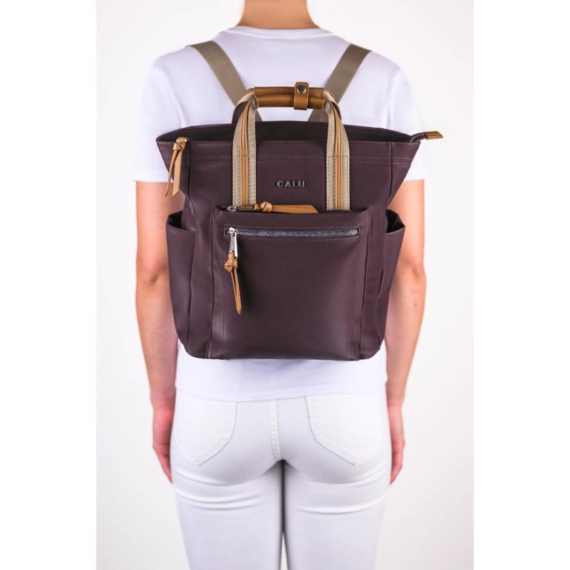 MOCHILA CARTERA LAPTOP 14' CAROLINE MORADO CALU - 6