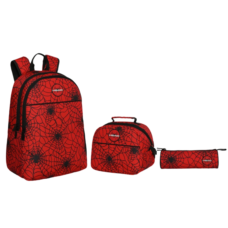 PACK COOL ESCOLAR (X3) NIÑO ARAÑA ROJO  HEAD - 2
