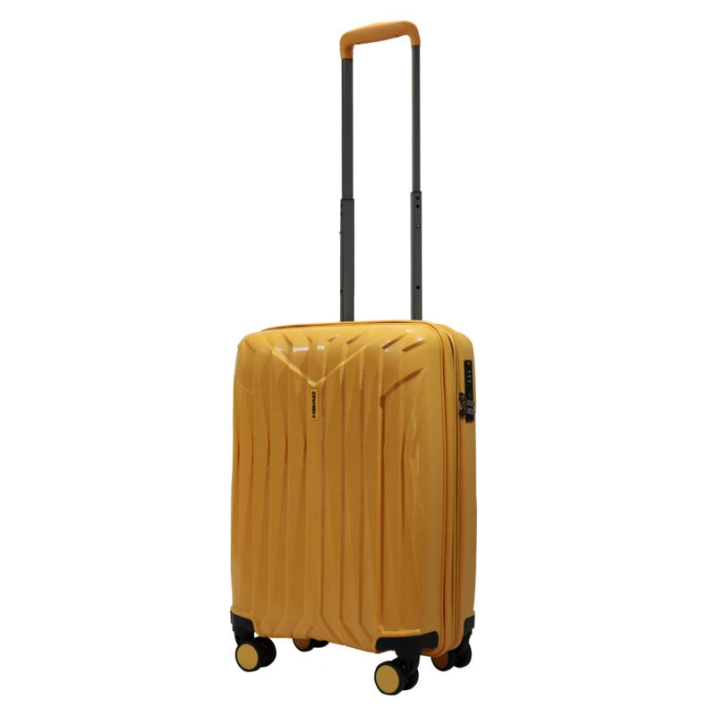 MALETA ARUBA S EXPANDIBLE TSA AMARILLO ANTIRAYADO HEAD - 1