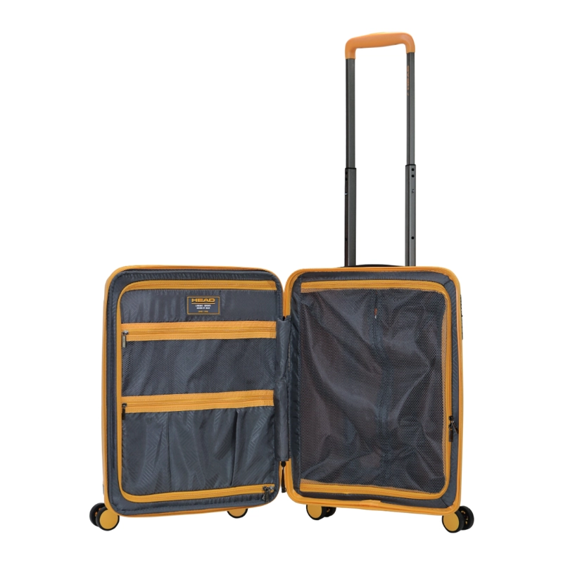 MALETA ARUBA S EXPANDIBLE TSA AMARILLO ANTIRAYADO HEAD - 3