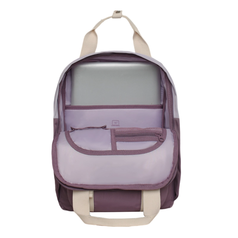 MOCHILA MUJER MODA OMEGA BORDADO LILA HEAD - 3