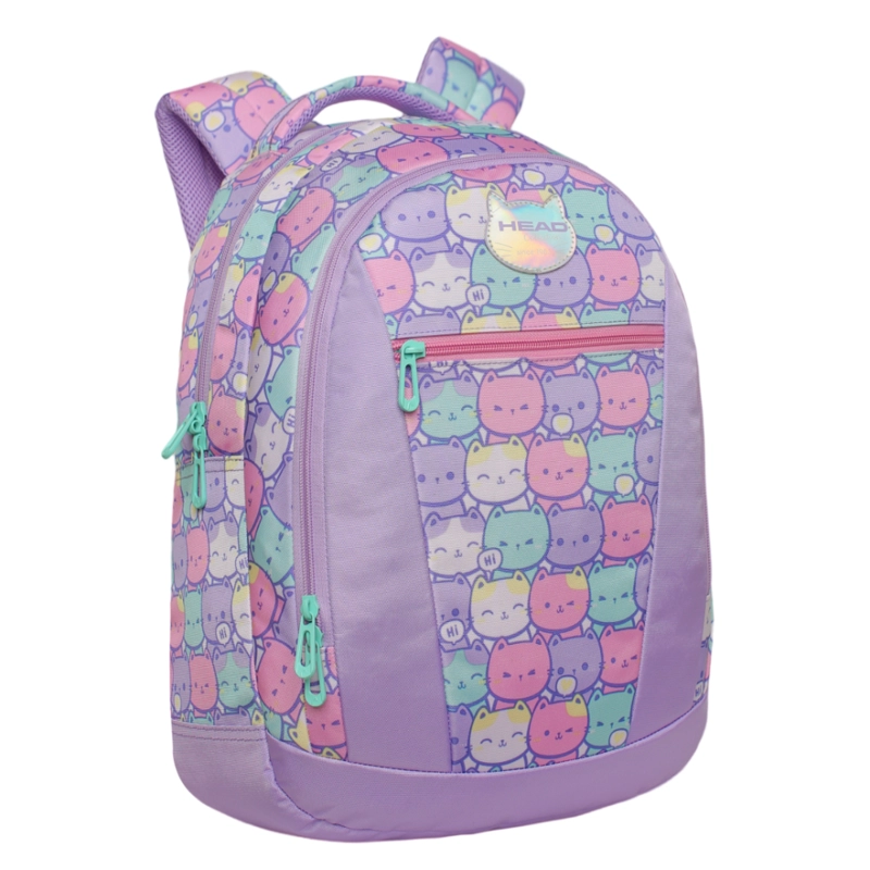 PACK TOP ESCOLAR MUJER NEW GATOS PASTEL HEAD - 2