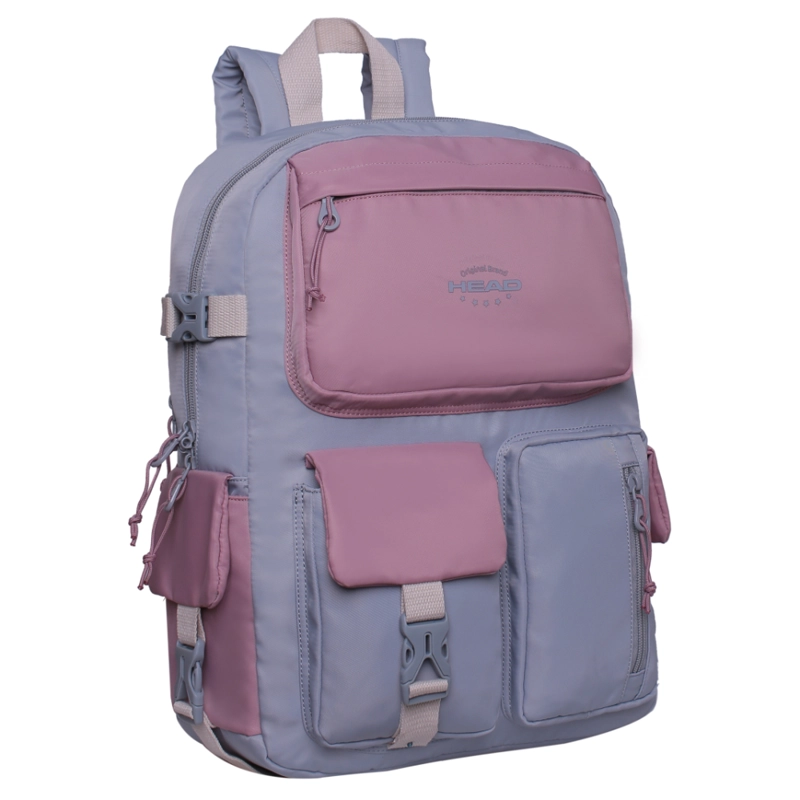 MOCHILA MUJER ESCALEDE COLOR BLOCK GRIS HEAD - 1