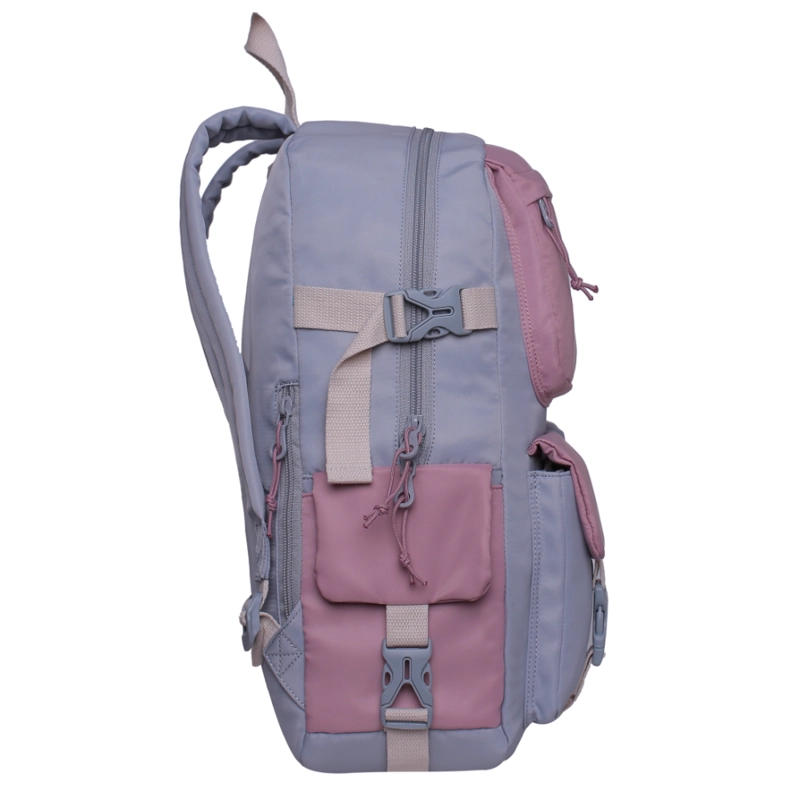 MOCHILA MUJER ESCALEDE COLOR BLOCK GRIS HEAD - 5