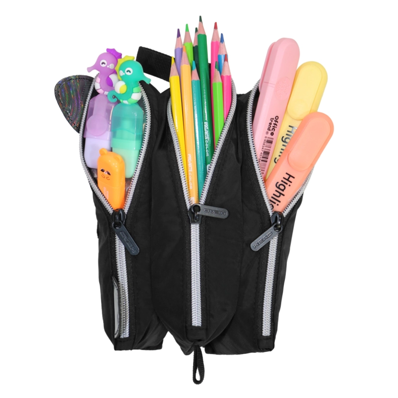 ESTUCHE INFANTIL NIÑA CELERIO CAT NEGRO HEAD - 3
