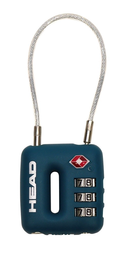 CANDADO VIAJE CABLE TSA PETROLEO HEAD - 1