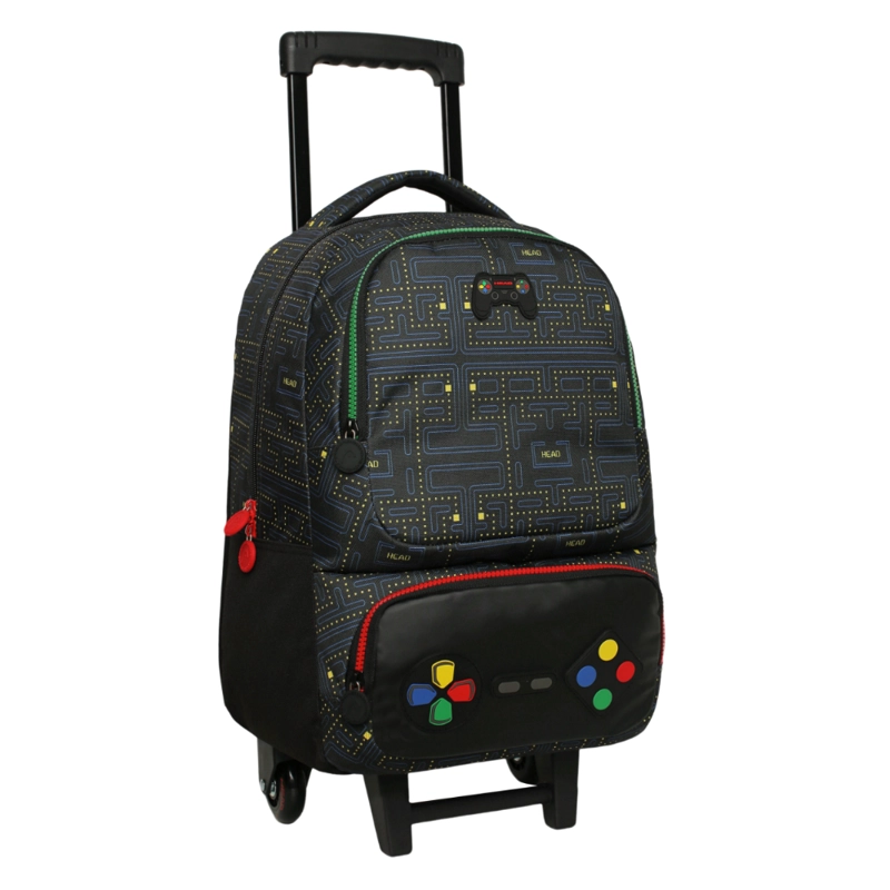 PACK BAKAN ESCOLAR CONTROL GAME NEGRO HEAD - 2