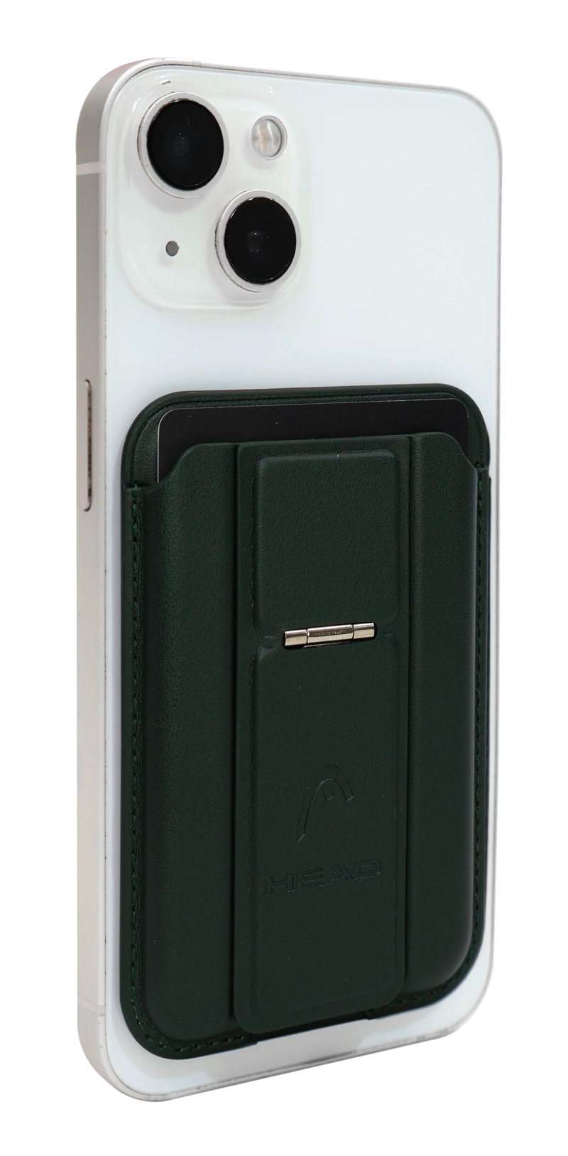 BILLETERA TARJETERO MAGNE TICO MAGSAFE CAYMAN VERDE HEAD - 4