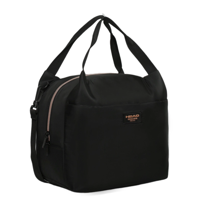LONCHERA GRANDE MUJER CREAM NEGRO ROSE GOLD HEAD - 1