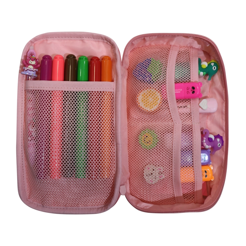 ESTUCHE MUJER PENCIL KAWAIIBLOCK PINK HEAD - 5