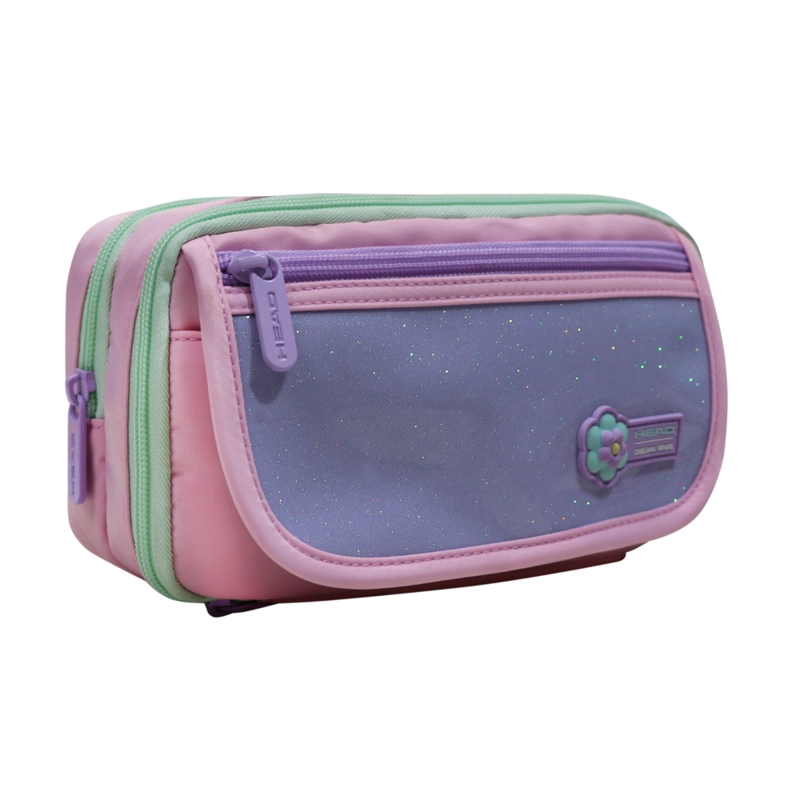 ESTUCHE MUJER PENCIL KAWAII BLOCK PASTEL HEAD - 1