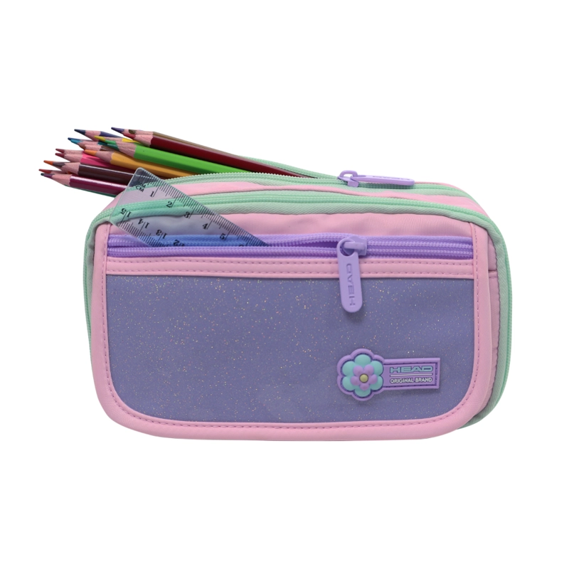 ESTUCHE MUJER PENCIL KAWAII BLOCK PASTEL HEAD - 3