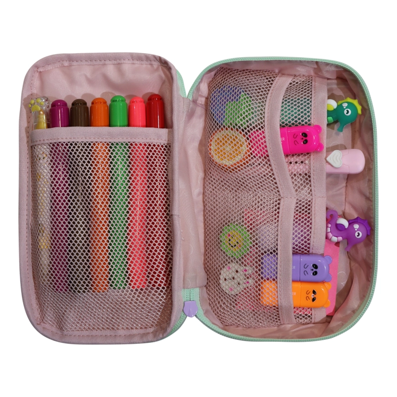 ESTUCHE MUJER PENCIL KAWAII BLOCK PASTEL HEAD - 5