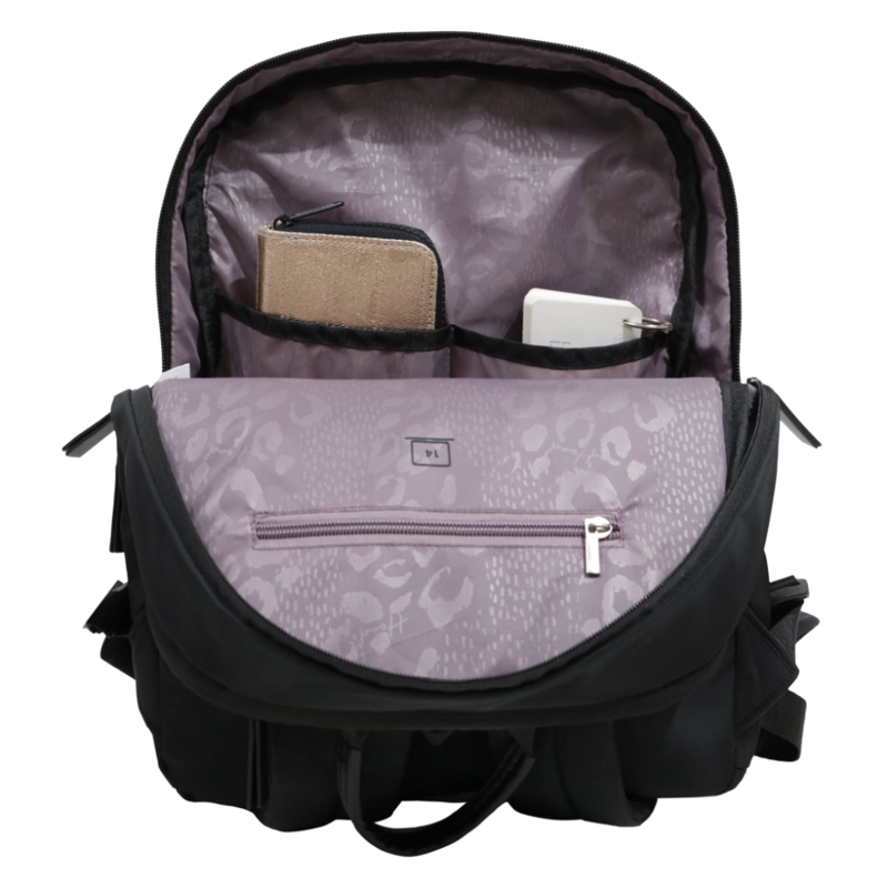 MOCHILA EJECUTIVA MUJER BOOGY NEW NEGRO HEAD - 4