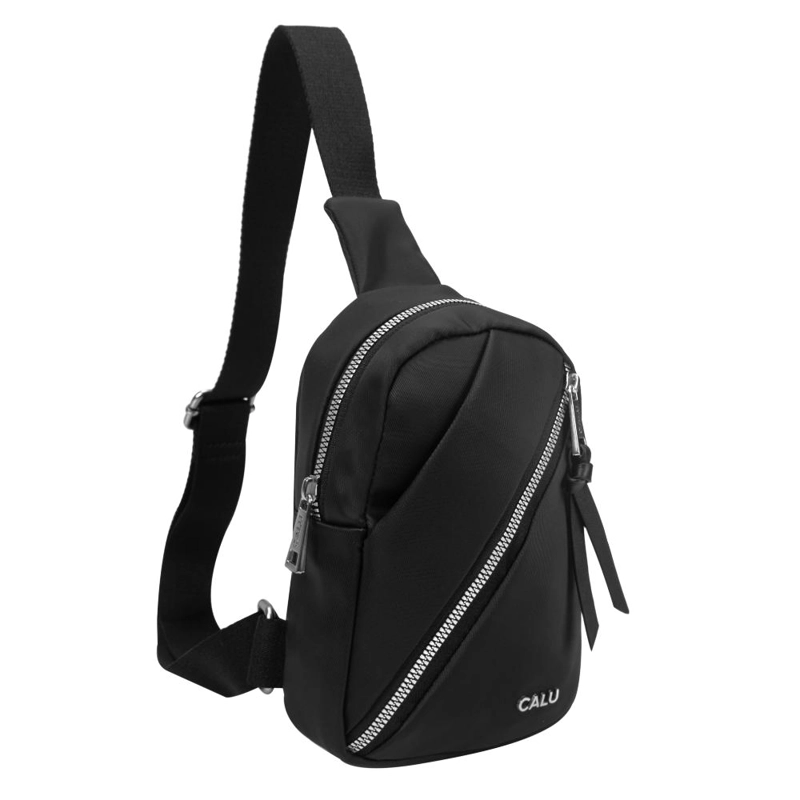 BOLSO PEQUEÑO CROSSBODY MEG NEGRO CALU - 1