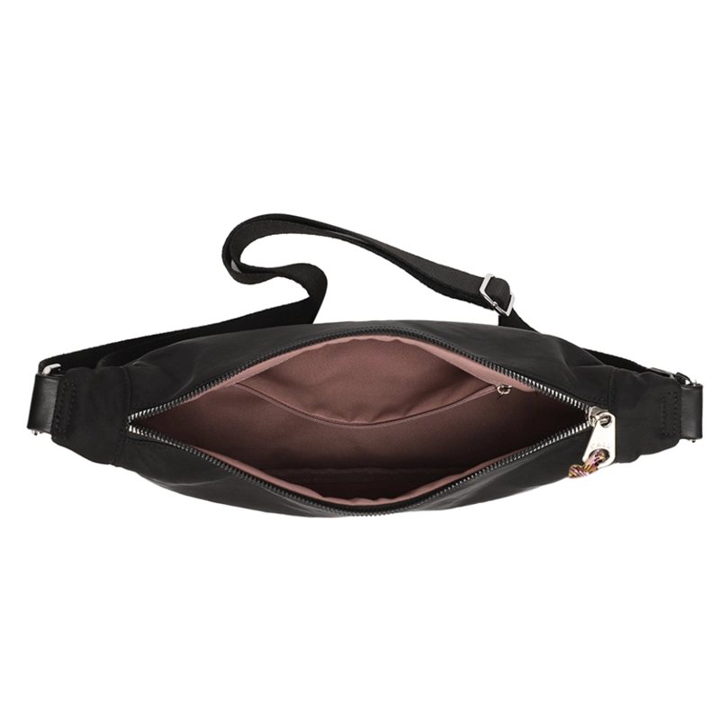 CARTERA BANDOLERA LEONOR NEGRO MALVA CALU - 3