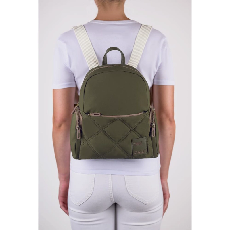 MOCHILA URBANA MUJER BLAIR VERDE CALU - 6